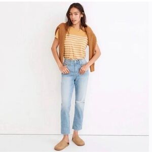 Madewell Light Blue Cropped Jeans